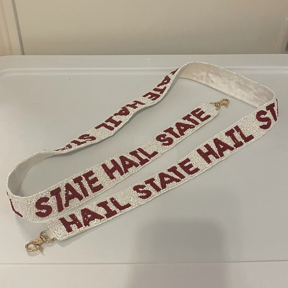 Hail State Beaded Purse Strap